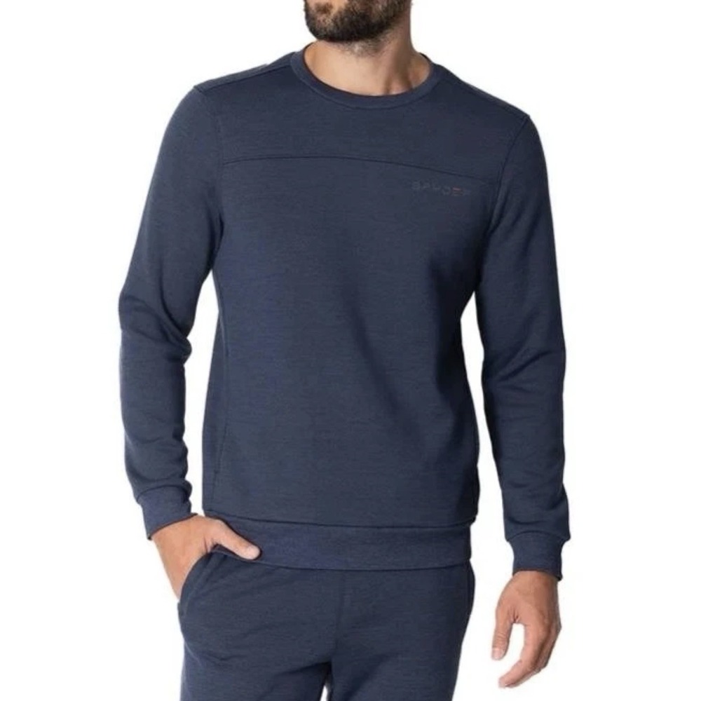 Spyder Active NWT Men's XL Moisture Wicking Sweatshirt Pullover Navy Blue NEW